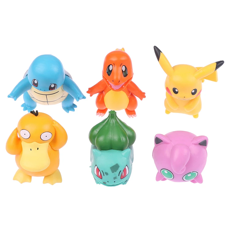 

6 шт./набор, куклы-магики Baokemeng Picachu