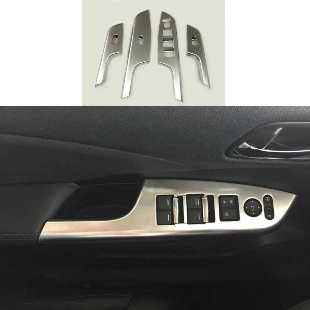 

Кнопка подъема автомобильной двери окна панель Крышка приборной панели декоративная рамка для Honda CRV CR-V 2012 2013 2015 2014