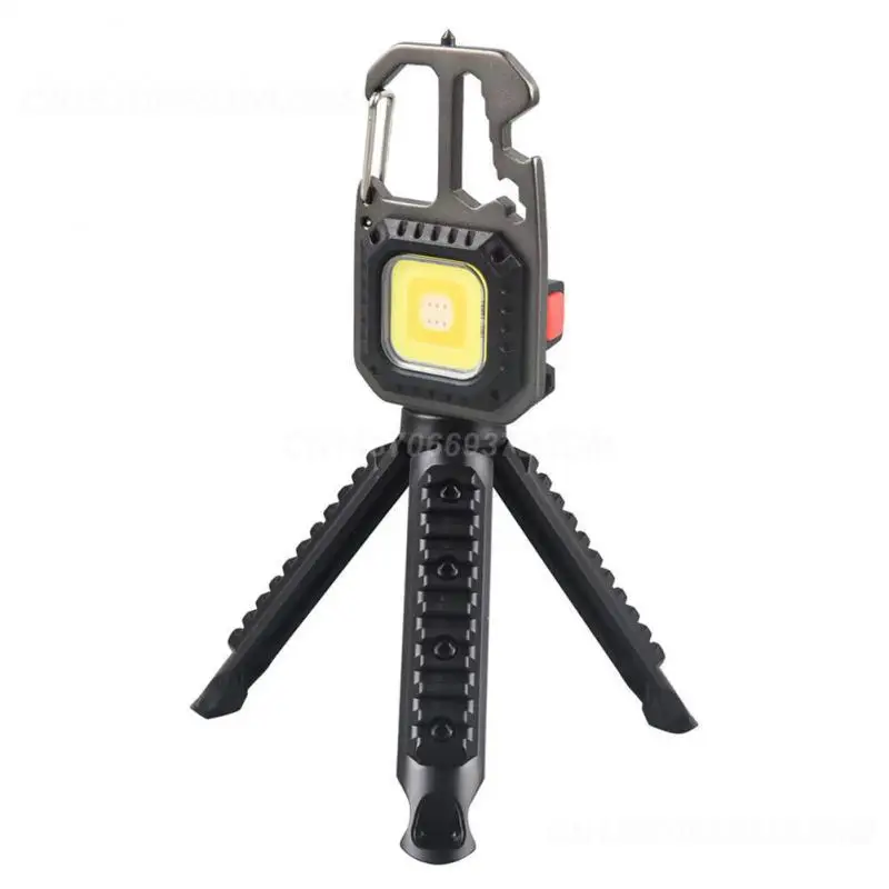 

1~10PCS Mini Portable Pocket Keychain Flashlight Tripod Working Light Bracket for Outdoor Camping Hiking Fishing Emergency