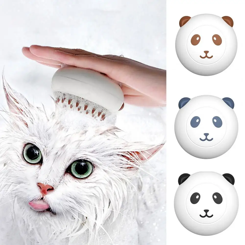 

Pet Massage Brush Long Lasting Pet Cleaning Brush Labor-saving Portable Pet Dog Cat Shower Brush Cleaning Comb Skin Massage