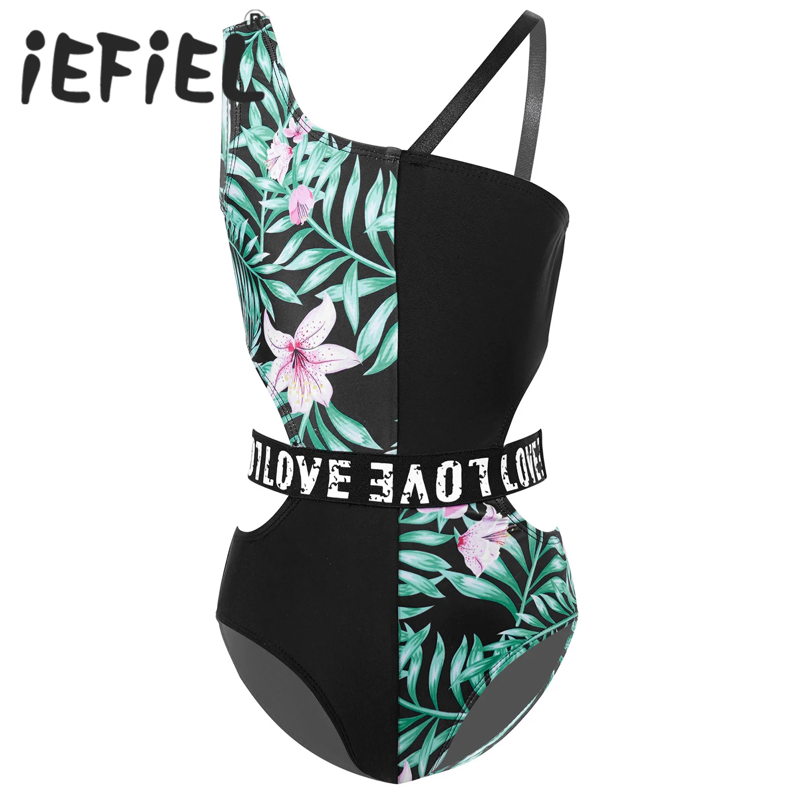 

Kids Girls One Piece Swimsuit Swimwear Beachwear Bodysuit Sleeveless Open Back Swimming Leotard Bathing Suits Surfing Jumpsuit