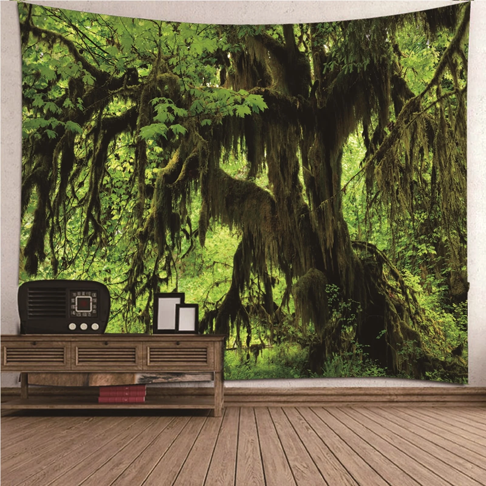 

Tapestry Ceiling Tapestry Living Room Nature tree forest landscape Tree Wall Hanging Blanket Art Decor