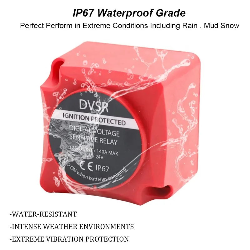 12 В 24 125 А морской лодочный сосуд RV двойная аккумуляторная система цифровое