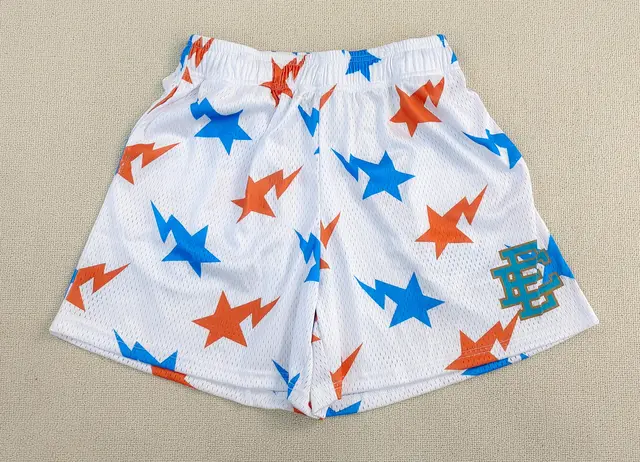 Zhcth Store-pantalones cortos para hombre, Shorts informales con diseño de New York Skyline, para Fitness y Deportes 6