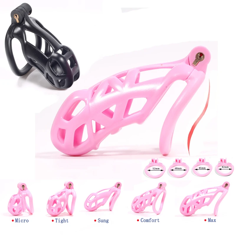 

Custom Pink/Black Cobra Male Chastity Device Kit,Arc Penis Ring,Gay Cock Cage,Sex Toy For Men,Gay Slave BDSM Belt,Holy Restraint