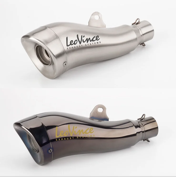 

Motorcycle modified exhaust pipe Dolphin stainless steel muffler for Kawasaki ZX6R KTM RC390
