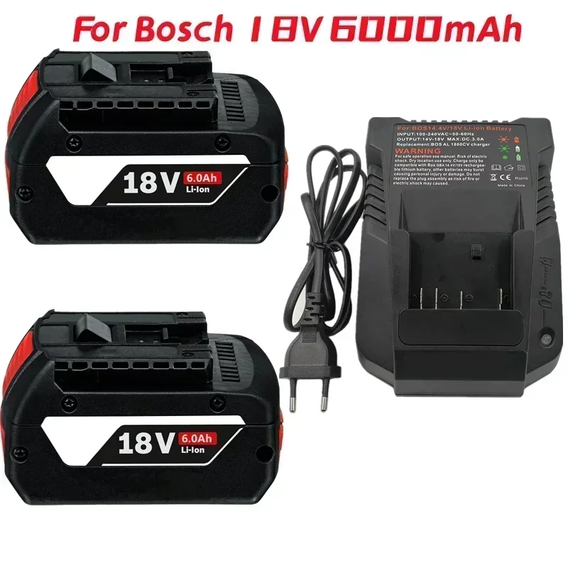 1-3PSC 18 В аккумулятор для Bosch GBA 6 0 Ач литиевый BAT609 BAT610G BAT618 BAT618G 17618-01 BAT619G BAT622 SKC181-202L +