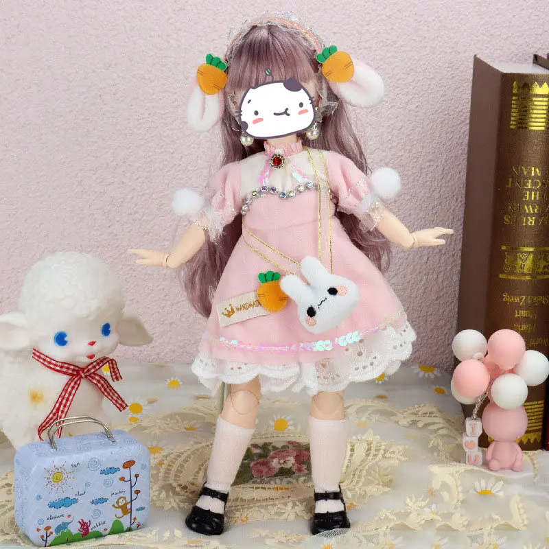 Лолита стиль 28 см Аниме Кукла Одежда Аксессуары для 1/6 Bjd Принцесса одеваются