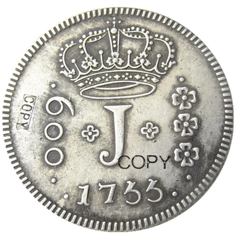 

Бразилия 1755 600 года, серебряные монеты