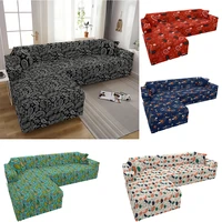 pattern cover sofa elastic armchair cover sofacover 4 seater elasticated sofa covers square printed elastic for living room