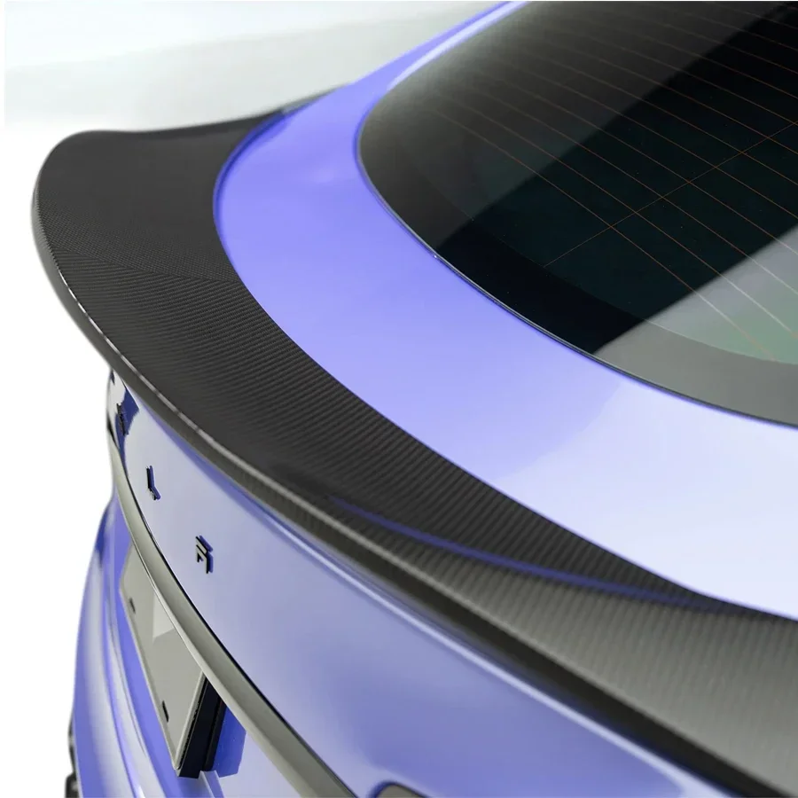 V-образный сухой задний спойлер из углеродного волокна с утиным хвостом аэроуд