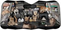 mcphee archie auto sunshade car full of cats