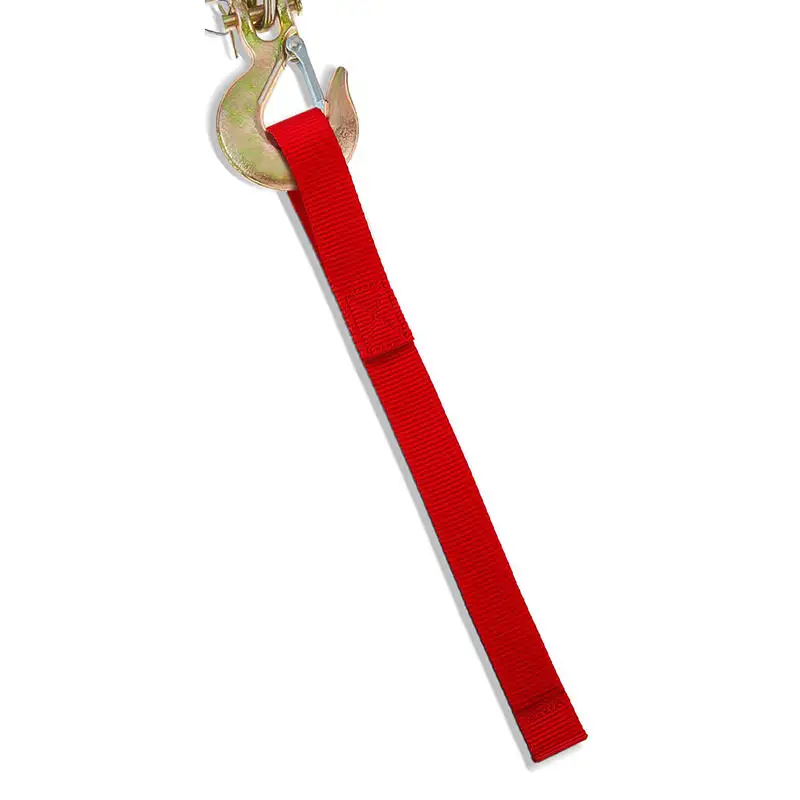 

Новый сверхмощный красный крюк для лебедки, защитные петли, буксировочный трос, аксессуар для грузовика ATV UTV 1/3x