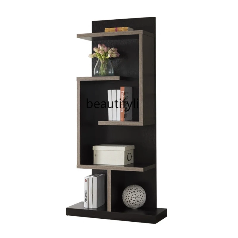 

HJ Bookshelf Simple Modern Economical Storage Cabinet Save Space Storage Shelves