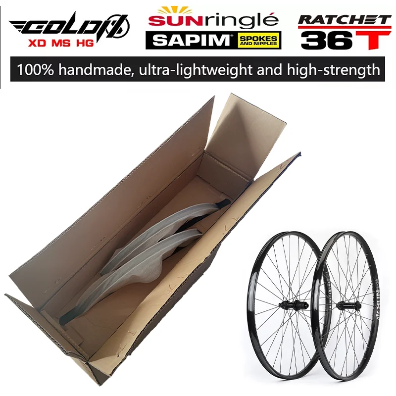 

Bicycle Wheel Set MTB Wheelset 27.5/29inch 28/32/36 Hole Side Thru Axle Quick Release Wheelset for SHIMANO SRAM