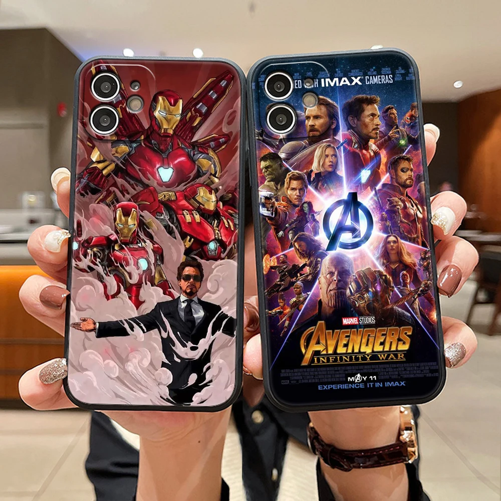 

for Samsung A30S A31 A32 A40S A41 A42 A50 A51 A52 A52S A53 A70 A71 A72 A81 A82 A91 Marvel Avengers Iron Man silicone phone case