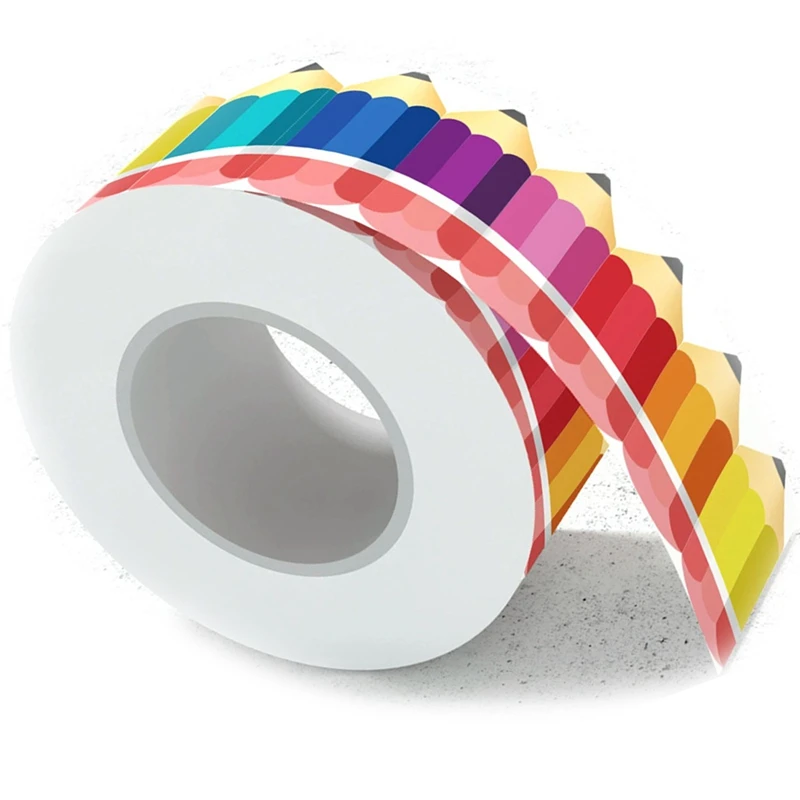 Bulletin Borders Stickers,Pencils Border Trim, 65.6Ft Back-To-School Decoration Borders For Black Board Trim Decoration