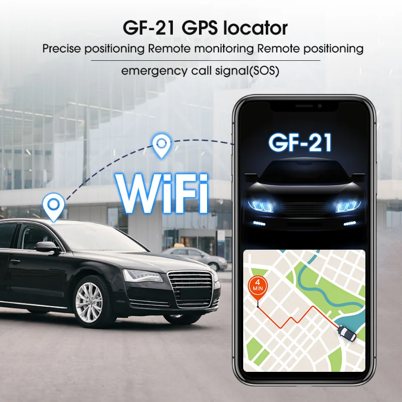 GF21/GF09/GF07 Мини автомобильный GPS трекер в реальном времени отслеживания противопотерянного устройства локатора голоса Wi-Fi позиционирования SIM позиционирования на
