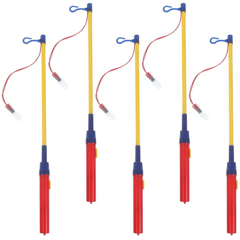

Lantern Stick LED Handle Walking Toy Paper Rod Lanterns Plastic Pole Toy's Kids