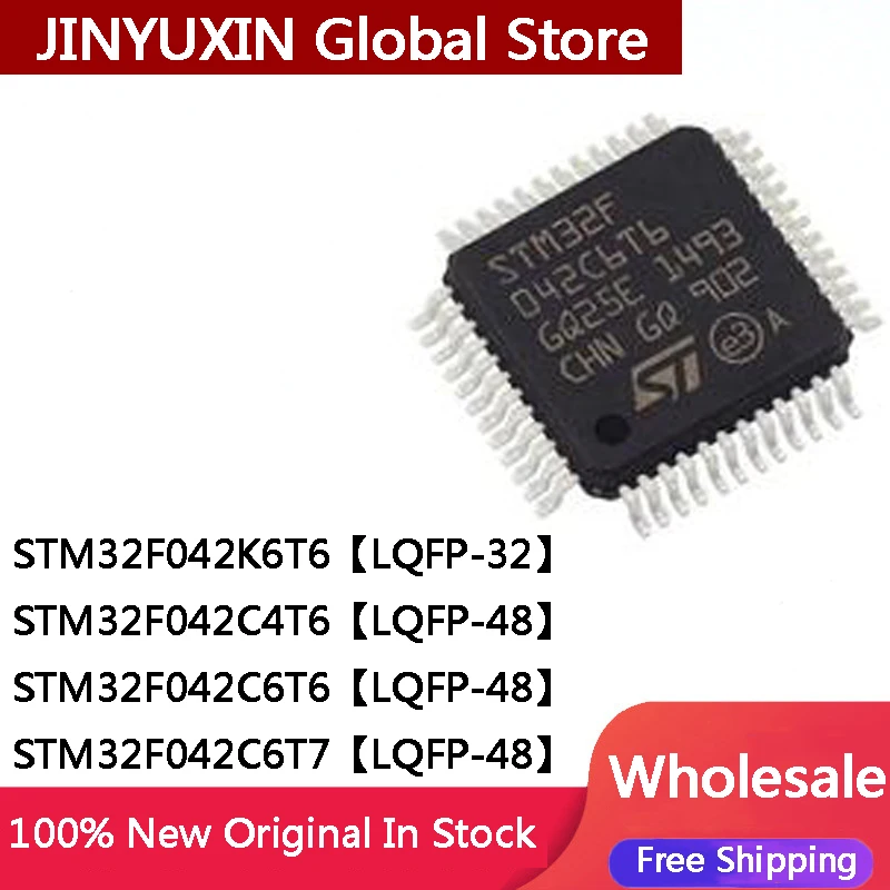 

STM32F042K6T6 STM32F042 LQFP-32 STM32F042C4T6 STM32F042C6T6 STM32F042C6T7 LQFP-48 IC Chip In Stock Wholesale