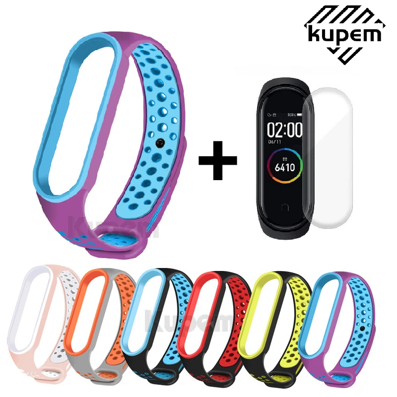 

Ремешок силиконовый сменный для Xiaomi Mi Band 6 4 5 3