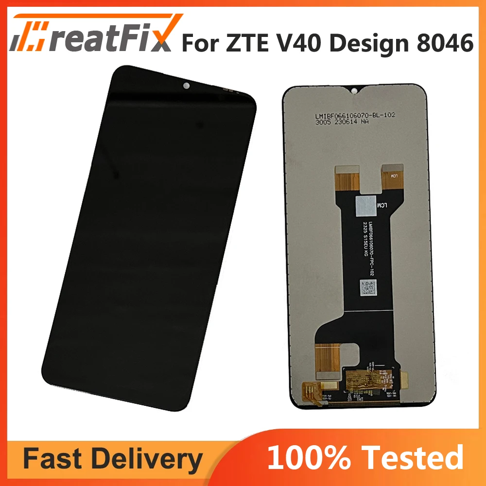 Фото Для ZTE Blade V40 9045 ЖК-дисплей с цифровым преобразователем сенсорного экрана для ZTE Blade V40 Vita 8045 V40 Smart 7040 V40 Design 8046 ЖК-сенсор №3