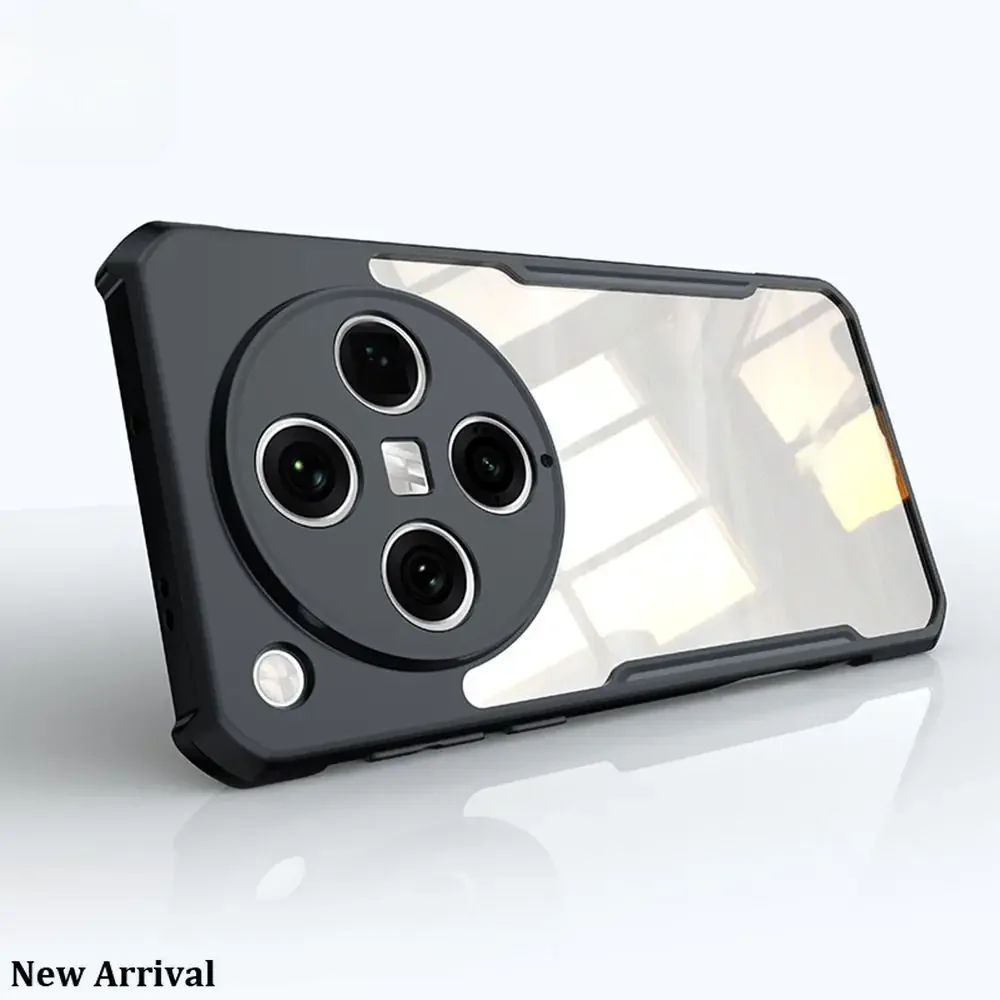 Для OPPO Find X8 Pro 5G Чехол Прозрачный акрил ТПУ Мягкая задняя крышка с краями X7 Ultra x 8 pro