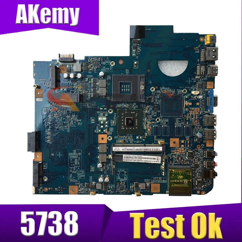 

Akemy 48.4CG10.011 Laptop motherboard For ACER Aspire 5738 5738G DDR3 Mainboard JV50-MV M96 48.4CG10.011 GM45
