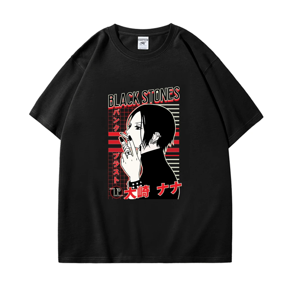 

Funny Manga Nana Osaki T Shirt Men Harajuku Anime T-shirt Japanese Streetwear Tee Shirt Tops Soft Cotton T-shirts Short Sleeve