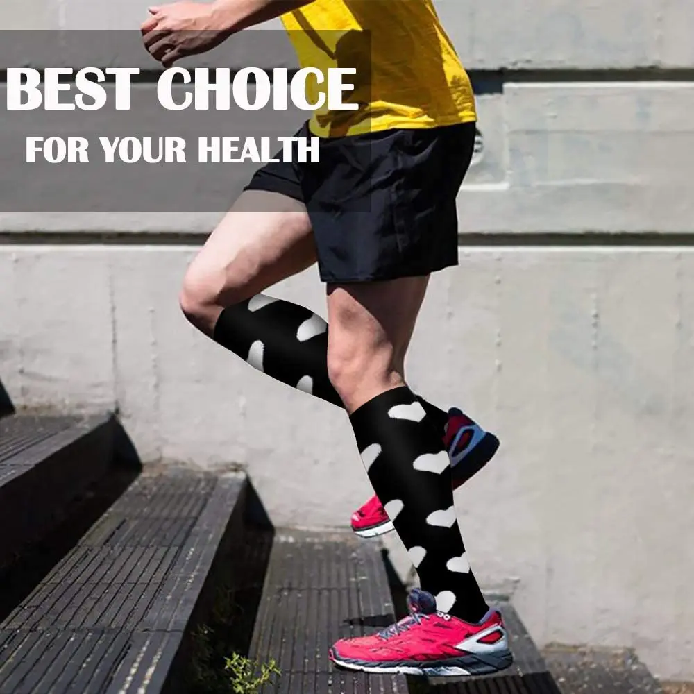 Men Compression Socks Women Varicose Veins Medical Long Tube Outdoor Sports Compression Socks Knee High Pressure Stockings Men