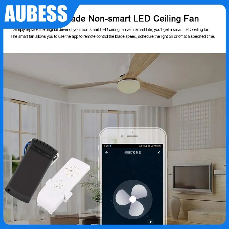 

Tuya Wifi Smart Remote Control Switch Universal Timing Ceiling Fan Light Remote Controller Kit Diy Smart Remote Adjust Speed