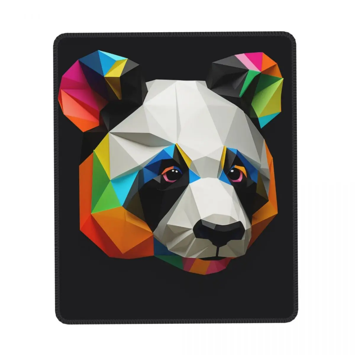 

Panda Vertical Print Mouse Pad Paper Art Geometric Rubber Office Mousepad Anti Fatigue Vintage Original Mouse Pads