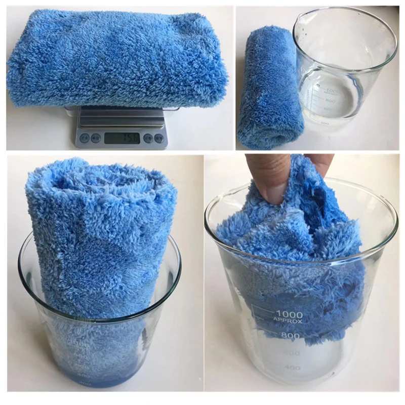 

Car Wash Edgeless Microfiber Towel Car 40X40cm No Edge Premium Detailing Towel for Polishing,Buffing,Finishes,Car Detailing