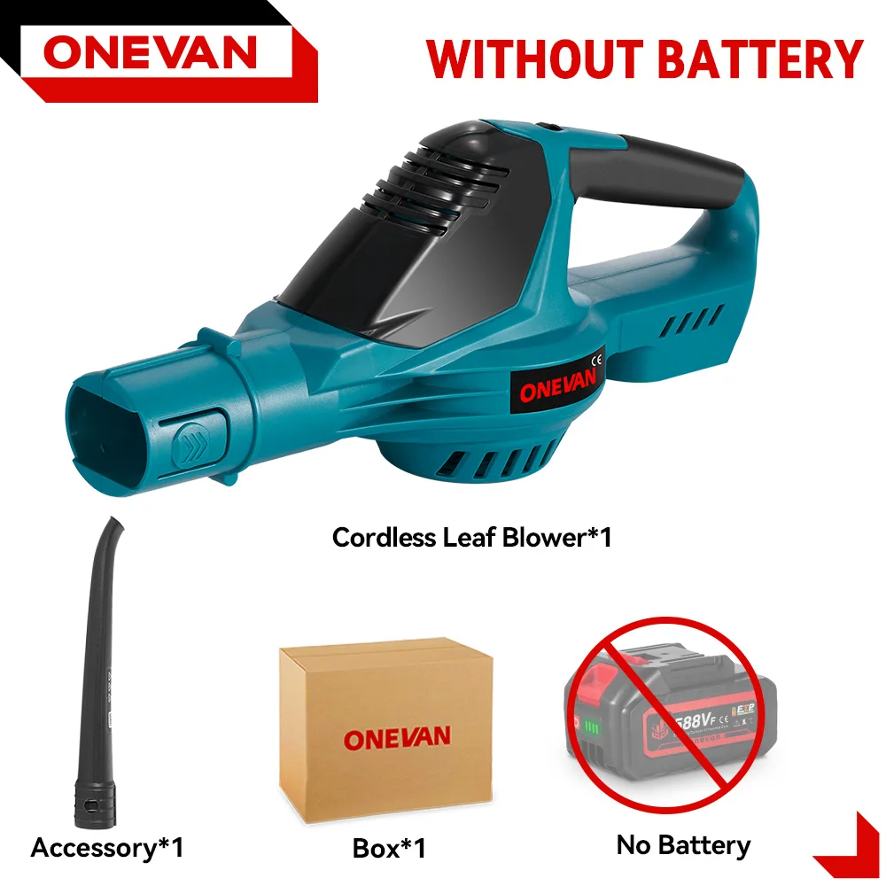 

ONEVAN Беспроводная воздуходувка 5500 Вт для Makita 18 В