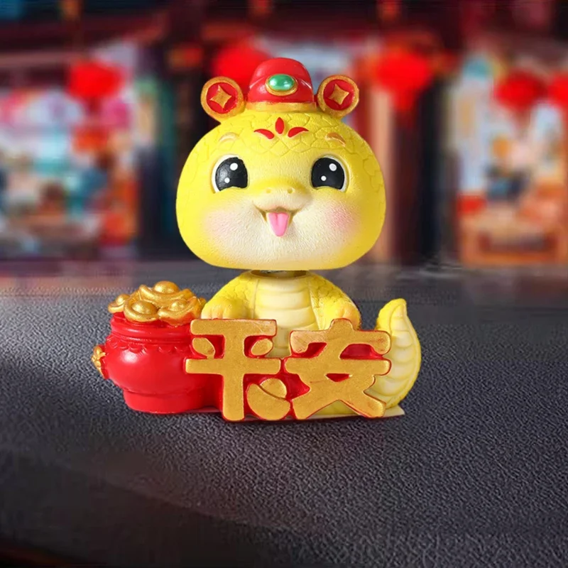 2025 Новый год китайский весенний фестиваль орнамент статуя змеи китайское