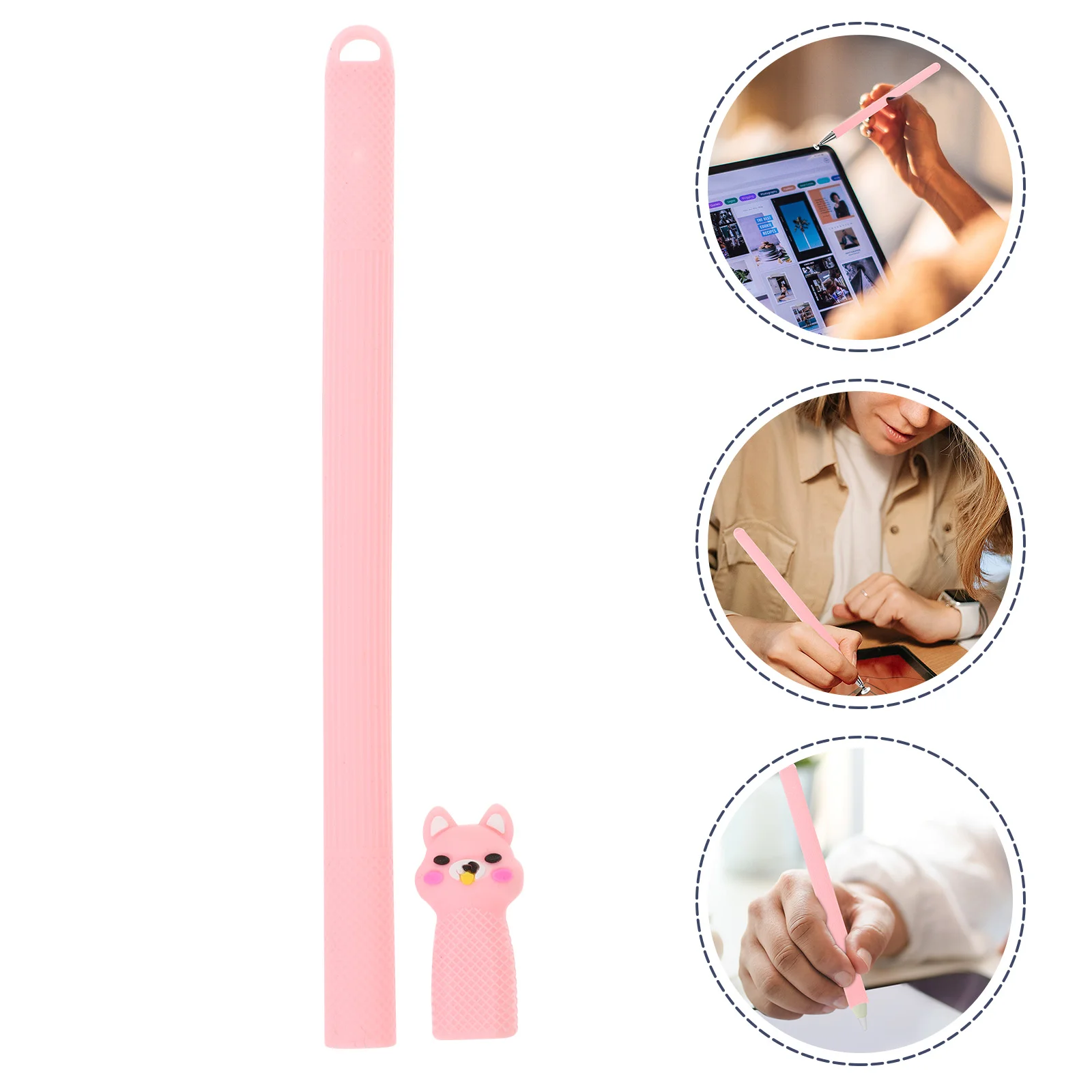 

Compatible for Case- Silicone Cover Anti- Sleeve Skin Lovely Cat Grip Cover Compatible with 2nd Generation ( Rabbit- )