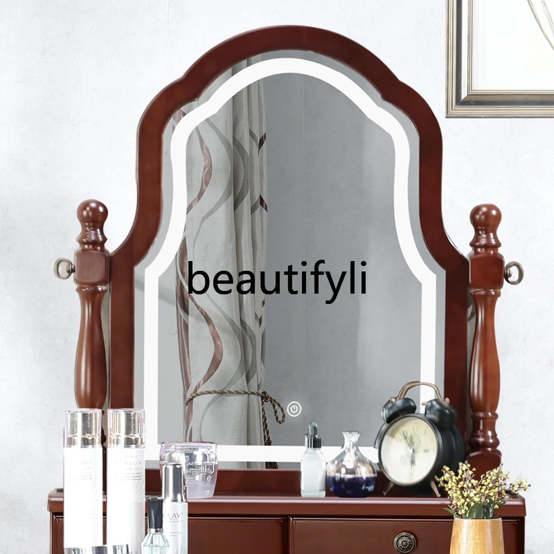 Комод из чистой твердой древесины с лампой 50-60-70 см 1 м