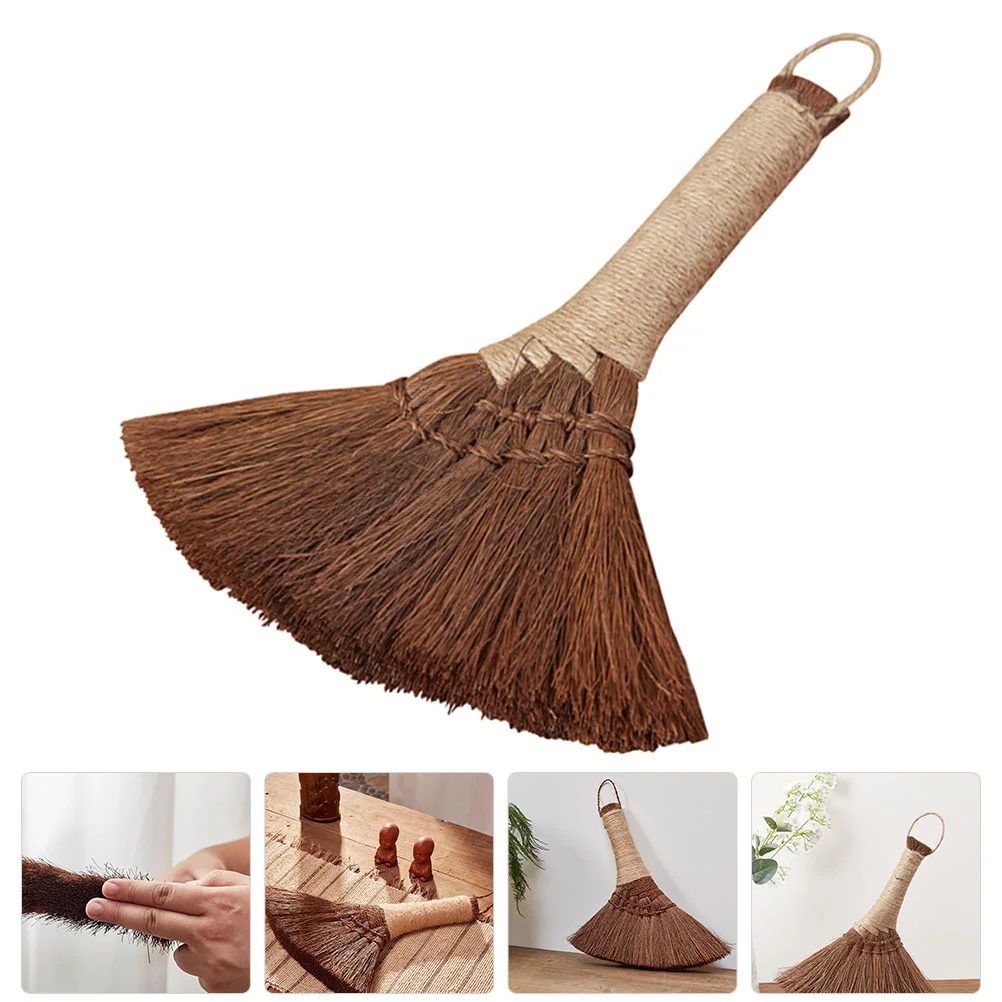 

Soft Broom Small Brooms Cleaning Accessory Palm Fiber Home Tools Desk Bamboo Hand Office Mops for