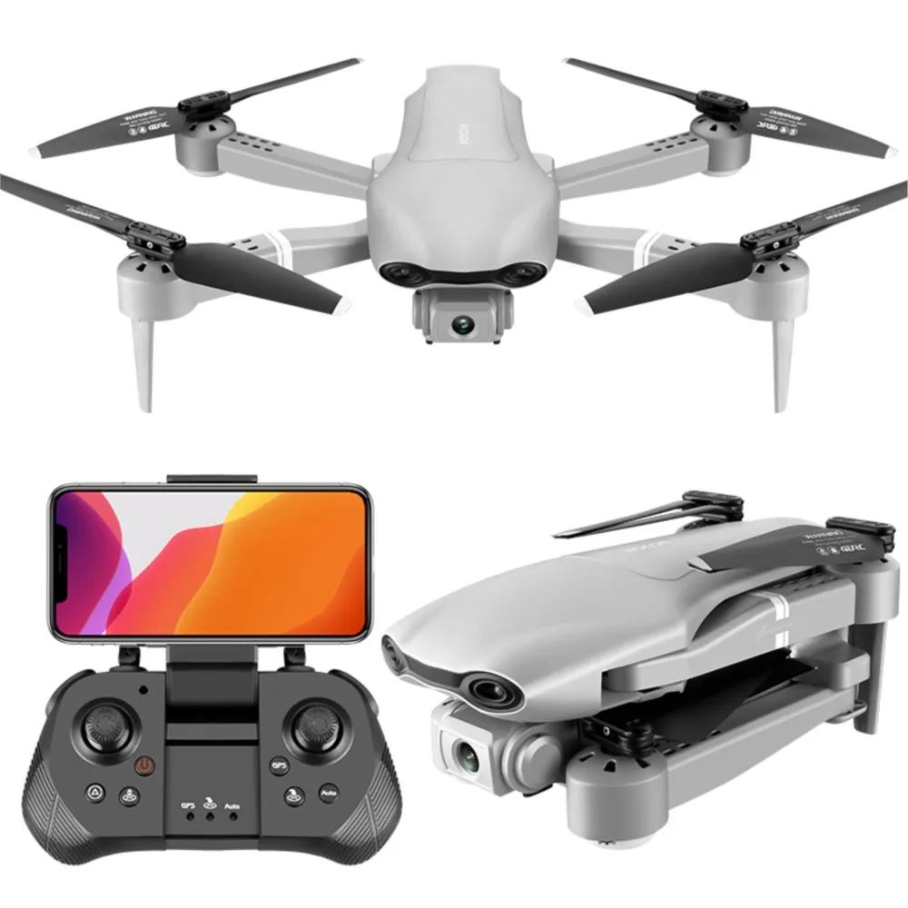 

4K Dual Camera Folding UAV GPS Drone Aerial Photography F3 Intelligent Positioning Return Quadcopter Remote Control Aircraft Toy