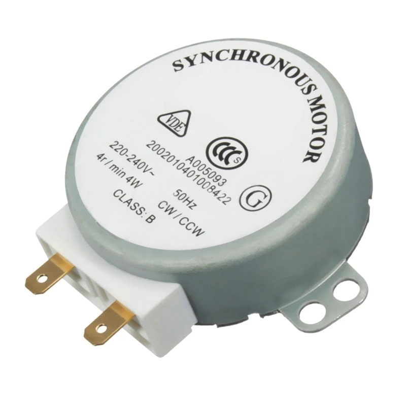 

2023 New AC 220V-240V 4RPM 4W Synchronous Motor for TYJ50-8A7 Microwave Oven Tray Air Blower
