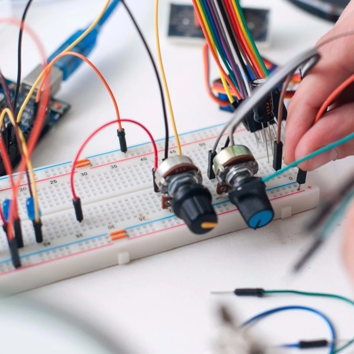 

Wire Ribbon Jumper Cable Cables Kit Pin Breadboard Rainbow Solderlessoptional Female Assortment
