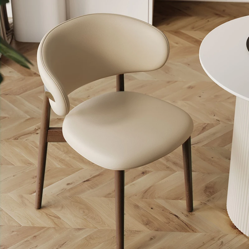 

Modern Wooden Dining Chairs Relaxing Design Reception Nordic Creative Dining Chairs Household Cadeira Home Furniture WZ50DC