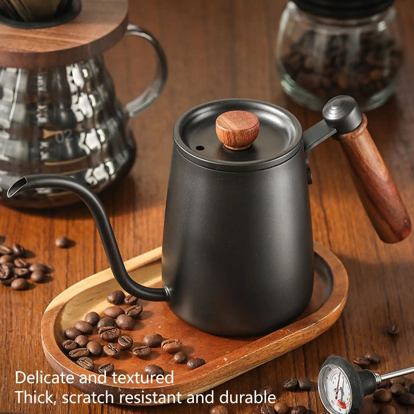 Эргономичный кофейник с гусиной шеей-чайник для заваривания дома или офиса |