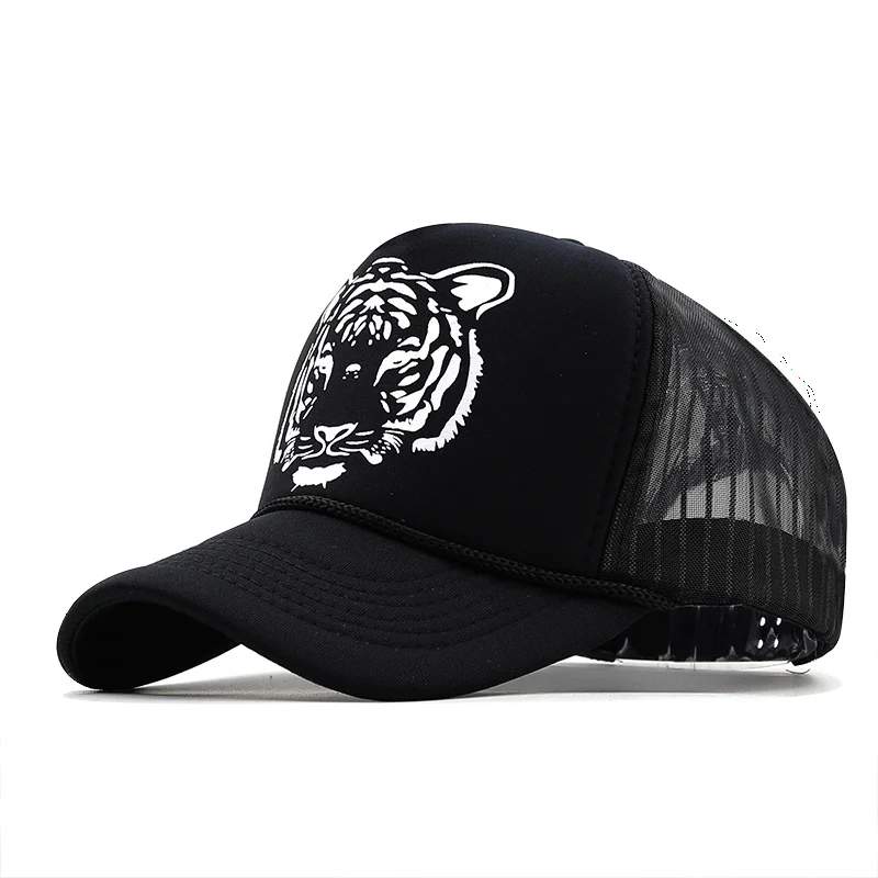 Бейсболка с 3D принтом Тигра для мужчин и женщин Кепка гольфа рыбалки Снэпбэк
