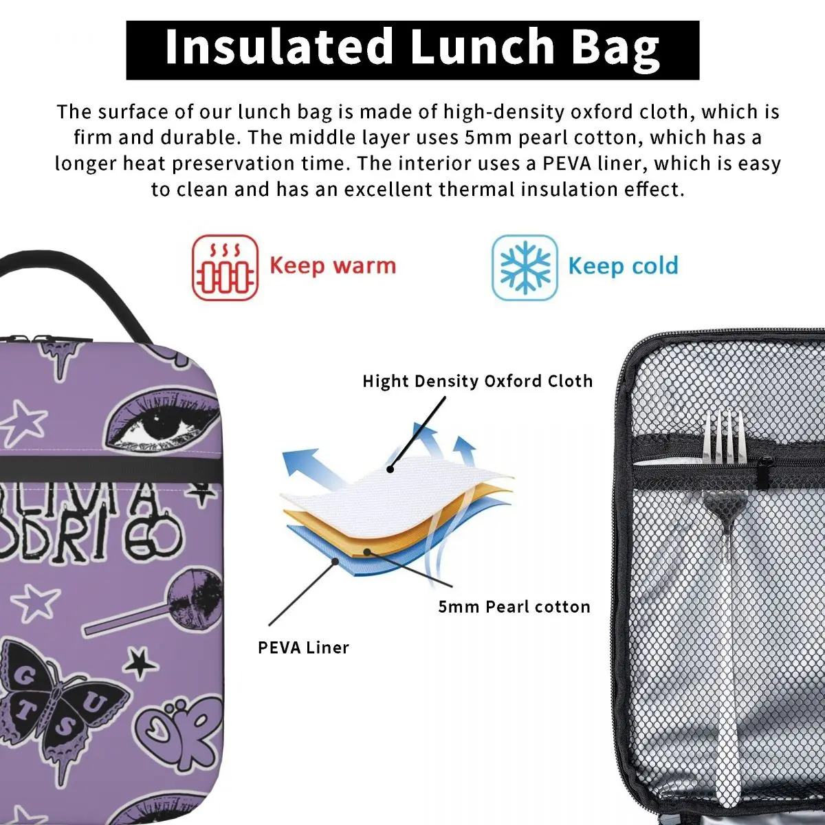 Ланч-боксы Olivia Vampire Rodrigos Sour Merch GUST Контейнер для обеда Новое поступление