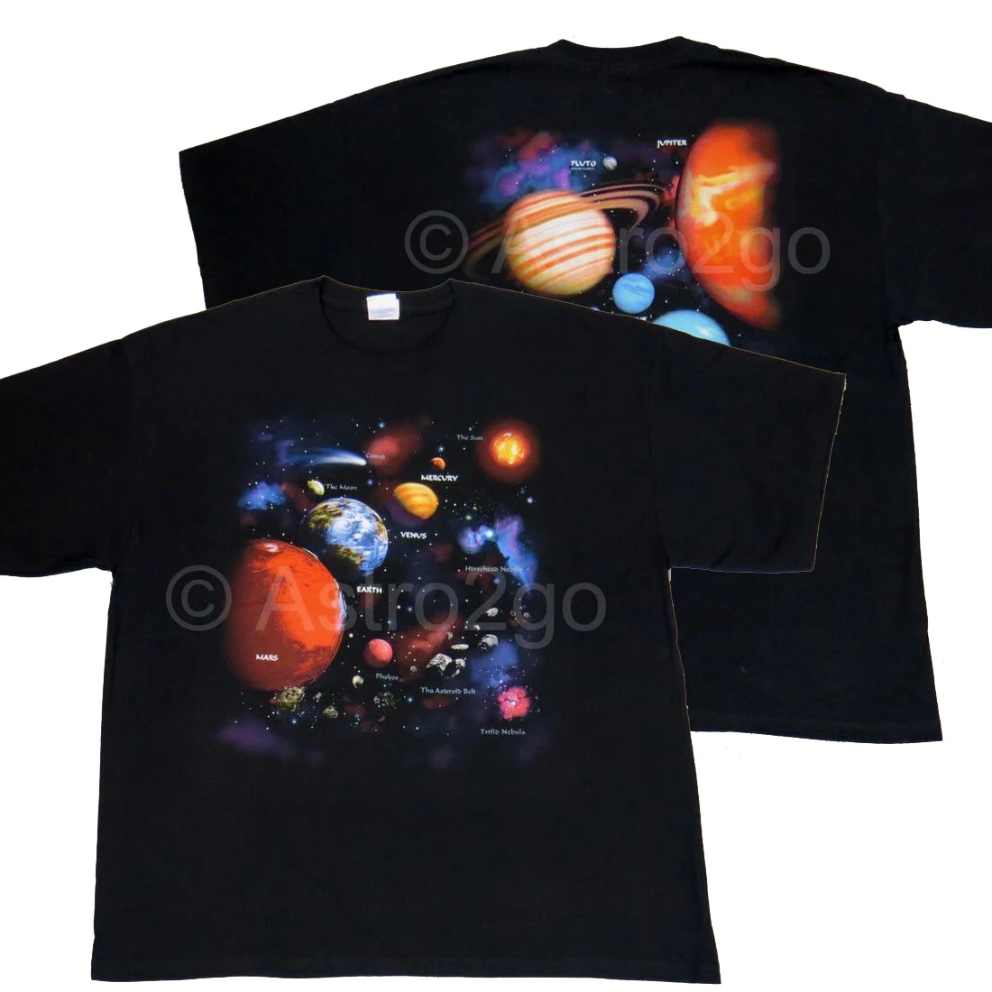 

Solar System Planets Comet Nebula Space Astronomy Science T-Shirt 100% Cotton O-Neck Short Sleeve Casual Mens T-shirt Size S-3XL
