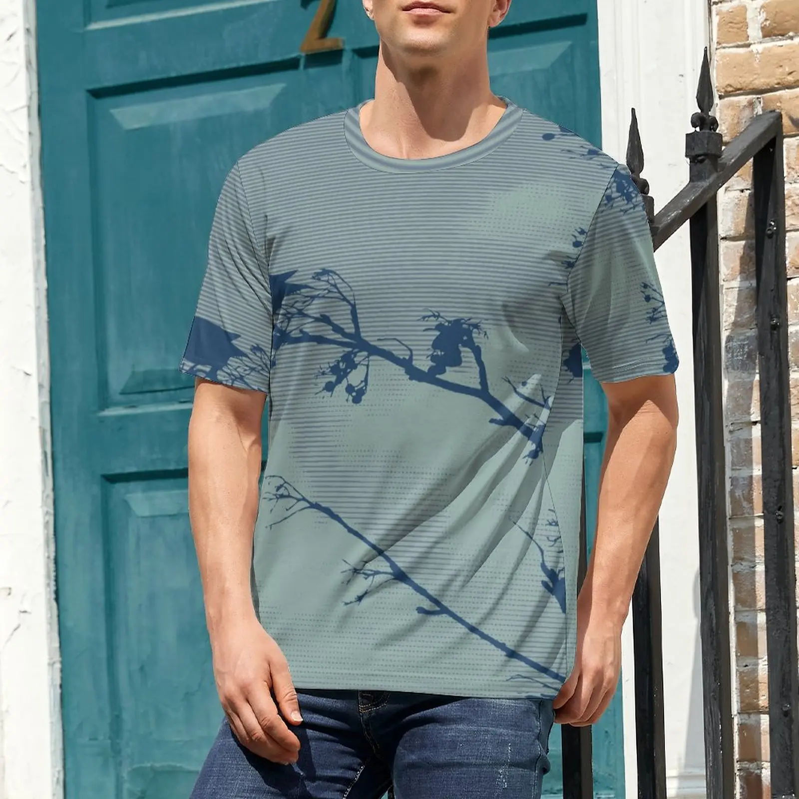 

Oversized T-shirt Funny Gifts For Men Short Sleeve Summer Crew Neck Printed Casual Stylish Seaside Daily Fashion Street Cotton