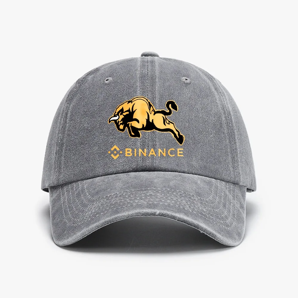 Фото Бейсболка Binance Coin Crypto Miners, винтажная ковбойская кепка унисекс, повседневная спортивная кепка для активного отдыха, дышащая мягкая кепка от солнца №3