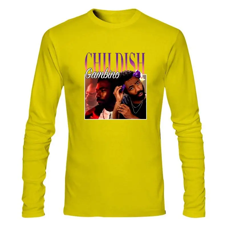

Man Clothing New Men T Shirt VINTAGE CHILDISH GAMBINO TSHIRT Women Tshirt