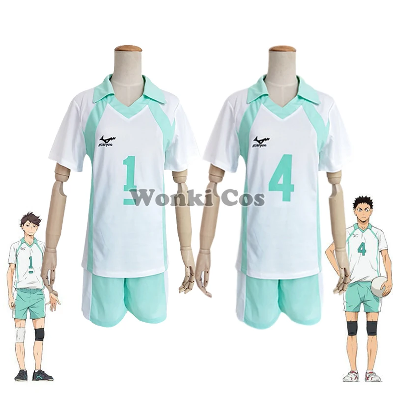 Аниме Haikyuu Nekoma Fukurodani Shiratorizawa Inarizaki Aoba Johsai старшая школа MSBY спортивный трикотажный